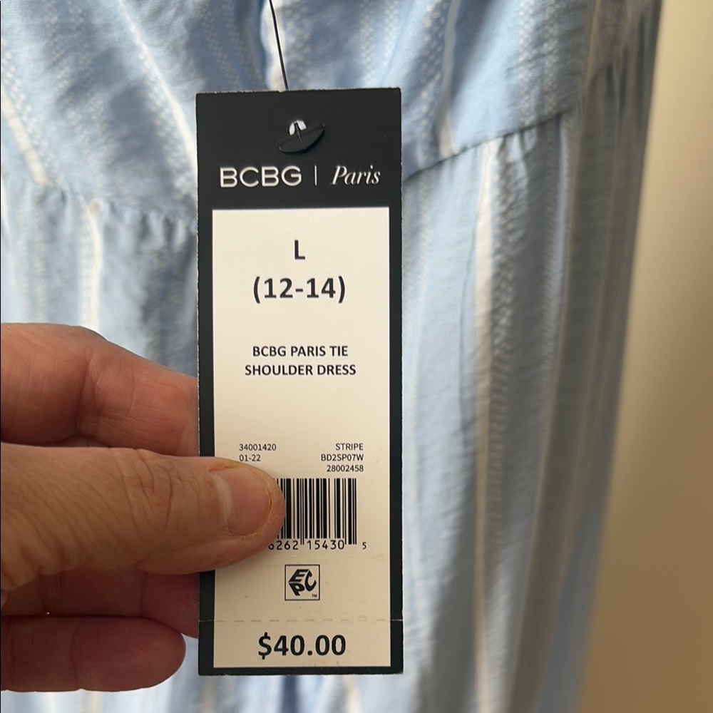 New with tags! BCBG Paris, Tie Strap Dress - Picture 9 of 17